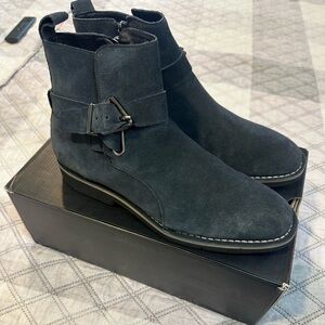 Vintage Foundry & Co Chelsea Boots Navy Blue size 8